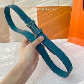 Hermes Оригинальный ремень Hermes, ширина 2,4 см, импортная кожа,