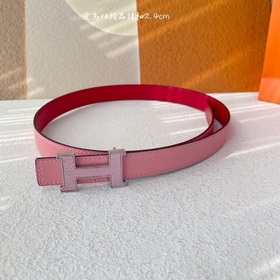 Hermes Оригинальный ремень Hermes, ширина 2,4 см, импортная кожа,