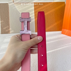 Hermes Оригинальный ремень Hermes, ширина 2,4 см, импортная кожа,