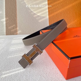 Hermes Оригинальный ремень Hermes, ширина 2,4 см, импортная кожа,