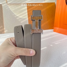 Hermes Оригинальный ремень Hermes, ширина 2,4 см, импортная кожа,