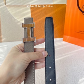 Hermes Оригинальный ремень Hermes, ширина 2,4 см, импортная кожа,