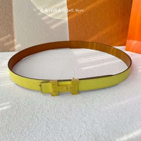 Hermes Оригинальный ремень Hermes, ширина 2,4 см, импортная кожа,