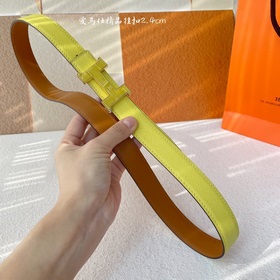 Hermes Оригинальный ремень Hermes, ширина 2,4 см, импортная кожа,