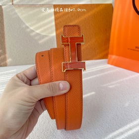 Hermes Оригинальный ремень Hermes, ширина 2,4 см, импортная кожа,