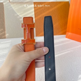 Hermes Оригинальный ремень Hermes, ширина 2,4 см, импортная кожа,
