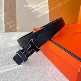 Hermes Оригинальный ремень Hermes, ширина 2,4 см, импортная кожа,