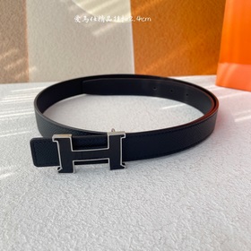 Hermes Оригинальный ремень Hermes, ширина 2,4 см, импортная кожа,