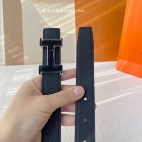 Hermes Оригинальный ремень Hermes, ширина 2,4 см, импортная кожа,
