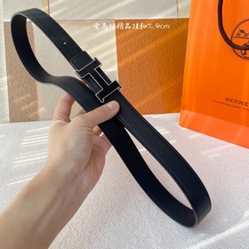 Hermes Оригинальный ремень Hermes, ширина 2,4 см, импортная кожа,