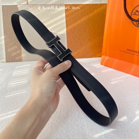 Hermes Оригинальный ремень Hermes, ширина 2,4 см, импортная кожа,