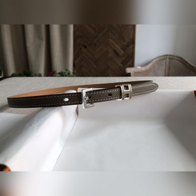 Hermès POP H 15 Женский ремень Ширина 1,5 см CK18 Серебристая пр