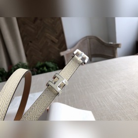 Hermès POP H 15 Женский ремень Ширина 1,5 см cc10 Молочный белый