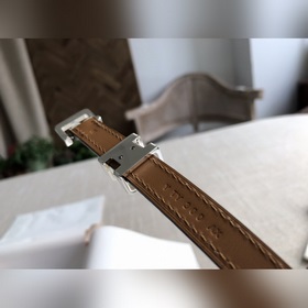 Hermès POP H 15 Женский ремень Ширина 1,5 см cc10 Молочный белый