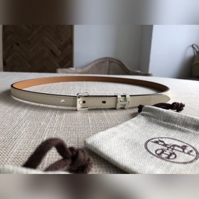 Hermès POP H 15 Женский ремень Ширина 1,5 см cc10 Молочный белый
