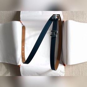 Hermès POP H 15 Женский ремень Ширина 1,5 см WO Прусский зеленый