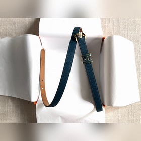 Hermès POP H 15 Женский ремень Ширина 1,5 см WO Прусский зеленый