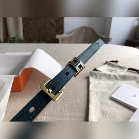 Hermès POP H 15 Женский ремень Ширина 1,5 см WO Прусский зеленый 