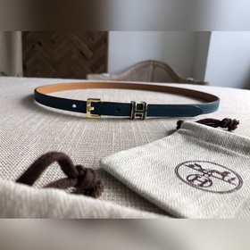 Hermès POP H 15 Женский ремень Ширина 1,5 см WO Прусский зеленый 