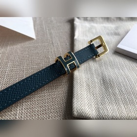 Hermès POP H 15 Женский ремень Ширина 1,5 см WO Прусский зеленый 