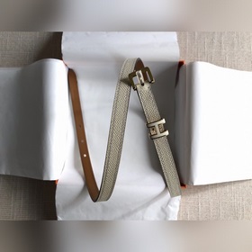 Hermès POP H 15 Женский ремень Ширина 1,5 см cc10 Молочный белый