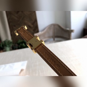 Hermès POP H 15 Женский ремень Ширина 1,5 см CK37 Золотисто-кори