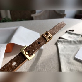Hermès POP H 15 Женский ремень Ширина 1,5 см CK37 Золотисто-кори