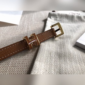 Hermès POP H 15 Женский ремень Ширина 1,5 см CK37 Золотисто-кори