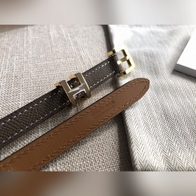Hermès POP H 15 Женский ремень Ширина 1,5 см CK18 слоновая кость