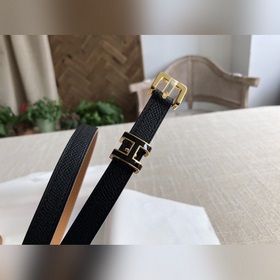 Hermès POP H 15 Женский ремень Ширина 1,5 см ck89 Черный Золотая