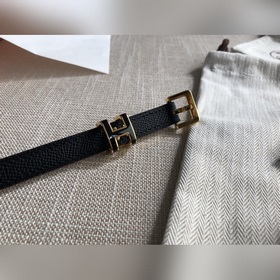 Hermès POP H 15 Женский ремень Ширина 1,5 см ck89 Черный Золотая