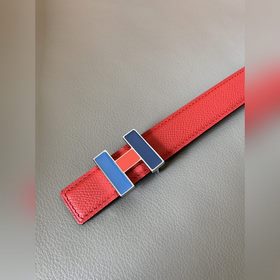 HERMES (Hermès) Женский двусторонний кожаный ремень, ширина 2,4 с