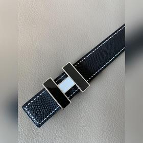 HERMES (Hermès) Женский двусторонний кожаный ремень, ширина 2,4 с