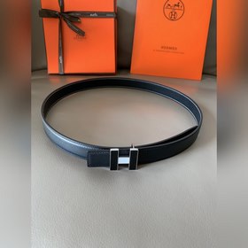 HERMES (Hermès) Женский двусторонний кожаный ремень, ширина 2,4 с