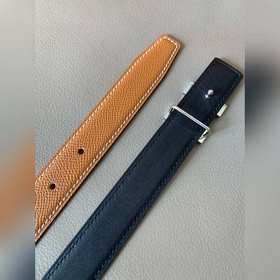 HERMES (Hermès) Женский двусторонний кожаный ремень, ширина 2,4 с
