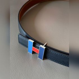 HERMES (Hermès) Женский двусторонний кожаный ремень, ширина 2,4 с