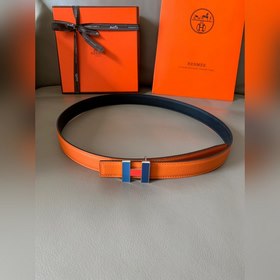 HERMES (Hermès) Женский двусторонний кожаный ремень, ширина 2,4 с