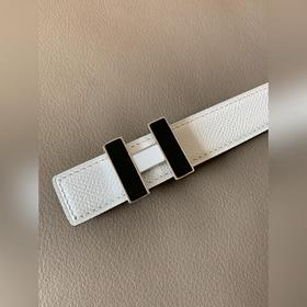 HERMES (Hermès) Женский двусторонний кожаный ремень, ширина 2,4 с