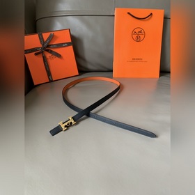 HERMES (Эрмес) летняя новинка Женский двусторонний пояс Пряжка 