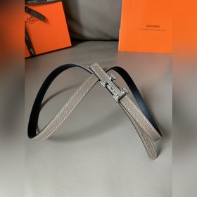 HERMES (Эрмес) летняя новинка Женский двусторонний пояс Пряжка 