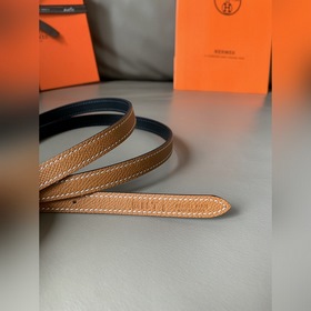 HERMES (Эрмес) летняя новинка Женский двусторонний пояс Пряжка 