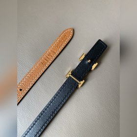 HERMES (Эрмес) летняя новинка Женский двусторонний пояс Пряжка 