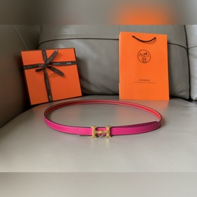 HERMES (Эрмес) летняя новинка Женский двусторонний пояс Пряжка 