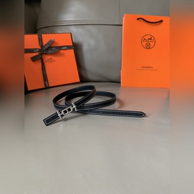HERMES (Эрмес) летняя новинка Женский двусторонний пояс Ancre с