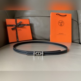 HERMES (Эрмес) летняя новинка Женский двусторонний пояс Ancre с 