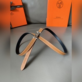 HERMES (Эрмес) летняя новинка Женский двусторонний пояс Ancre с 