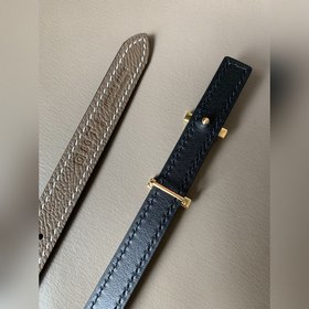 HERMES (Эрмес) летняя новинка Женский двусторонний пояс Ancre с 