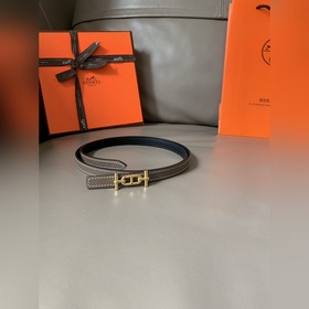 HERMES (Эрмес) летняя новинка Женский двусторонний пояс Ancre с 