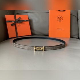 HERMES (Эрмес) летняя новинка Женский двусторонний пояс Ancre с 