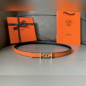 HERMES (Эрмес) летняя новинка Женский двусторонний пояс Ancre с 